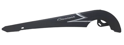 Electra Cruiser Bike Matt Black Extra Long Chainguard Cruiser Dragster Style - Image 1 of 2