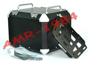 Top Case 41 Liter Mytech Aluminium Schwarz+Platte BMW F800 GS 2008-2013 BMW052 - Bild 1 von 1