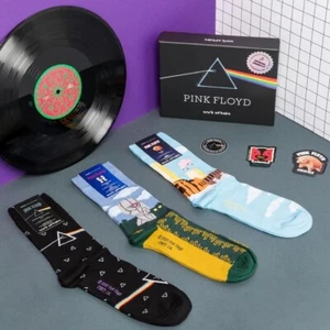Official Pink Floyd Socks Pack by Stereo Socks - Picture 1 of 5