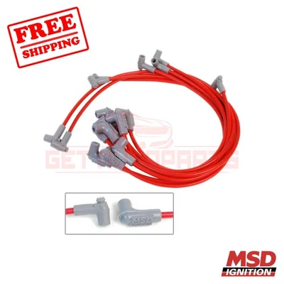 Juego de cables de bujía MSD nuevo para camioneta Chevrolet G10 1968-1974 Foto 1 de 2