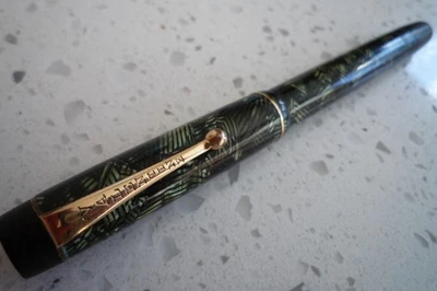 PLUMA ESTILOGRÁFICA SAN VALENTÍN VINTAGE/14K NUEVA EN CAJA semi flexible Foto 1 de 4