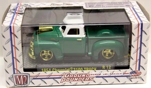 M2 Machines GROUND POUNDERS 1954 Chevrolet 3100 Truck R12/14-03 Chase - Picture 1 of 2