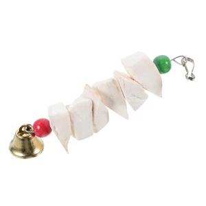 Cuttlefish Bone Toys Small Bird Wear-resistant Parrot Chewing for Birds - Bild 1 von 12