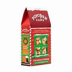Popcorn Shed 'Vegan Christmas Pudding' Gourmet Popcorn 80g - Picture 1 of 8