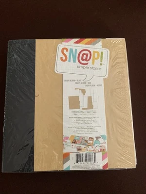 Simple Stories Sn@p! Binder 6 «X8» черный новый в упаковке - Изображение 1 из 4