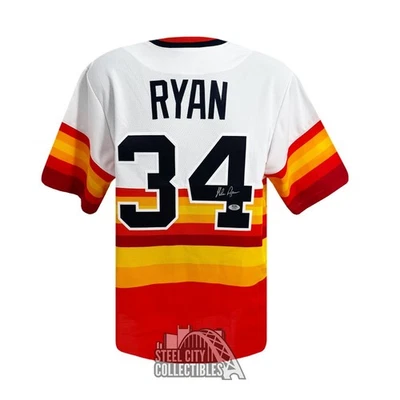 Nolan Ryan Autographed Houston Astros Nike Baseball Jersey - PSA/DNA - Image 1 of 2