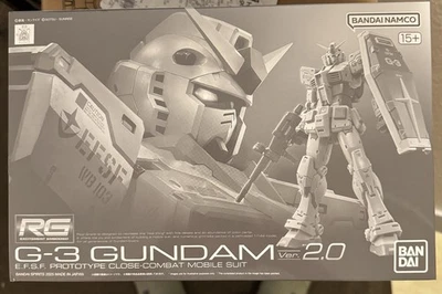 RG 1/144 G-3 Gundam Ver.2.0 Gunpla Plastic Model Kit Premium Bandai - Image 1 of 3