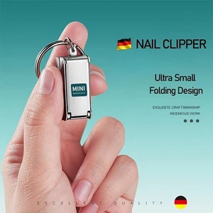 Tagliaunghie Pieghevole Portatile Acciaio Inox Taglia Manicure da Viaggio - Foto 1 di 24