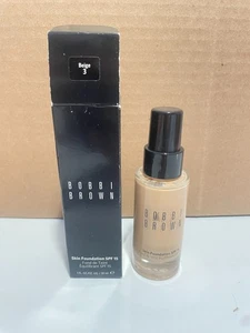 Bobbi Brown Skin Foundation BEIGE SPF 15 1oz/30ml New With Box - Picture 1 of 4