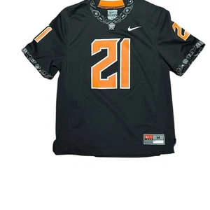 OSU Oklahoma State University Nike Youth Medium Black and Orange Sports Jersey - Picture 1 of 8