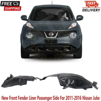 Forro guardabarros delantero compatible con Nissan Juke 2011-2016 lado pasajero Foto 1 de 4