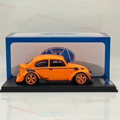 1/18 Volkswagen VW Beetle RWB Robert Design Resin Model Car Limited Orange - Image 1 of 4