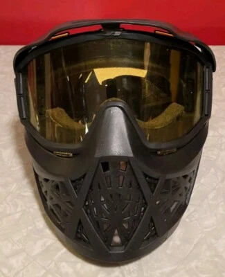 Máscara de paintball JT - Protector facial y gafas tintadas amarillas Foto 1 de 4
