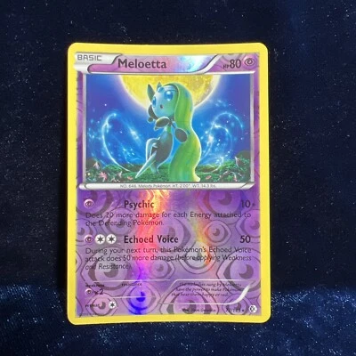 Meloetta 77/149 Reverse Holo Rare Boundaries Crossed Pokemon Card - Image 1 of 4