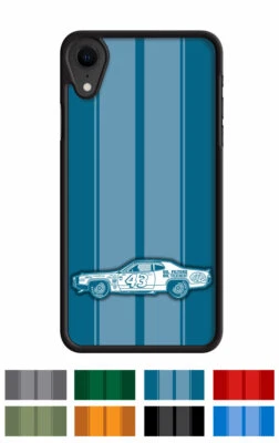 1972 Plymouth Road Runner Richard Petty "Stripes" Phone Case iPhone & Galaxy - Image 1 of 4