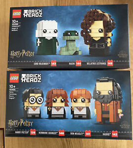 Lego Harry Potter Brickheadz 40495 & 40496 Brand New Sealed Voldemort Harry