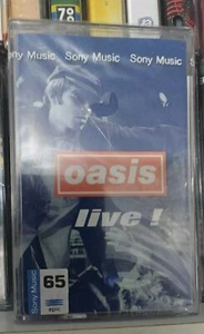 Oasis Live! 4 Track maxi single FACTORY SEALED cassette **Ref Images - Picture 1 of 13