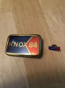 1984 Haden Edward Knox/Revers Pinback Gouverneur Demokrat Kampagne Pinback 2er Set - Bild 1 von 6