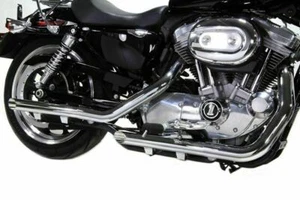 Harley Sportster Drag Style Header Exhaust XL 04-18 HP Plus Baffles 1800-1958 CE - Picture 1 of 2