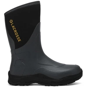 LaCrosse 336881 Men's Alpha Agility Field Boot 12" Black/Gray Hunting Boot Shoes - Picture 1 of 4