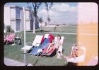 Vintage Photo Film Slide 1959 Pretty Women In Bikini Sunbathing
