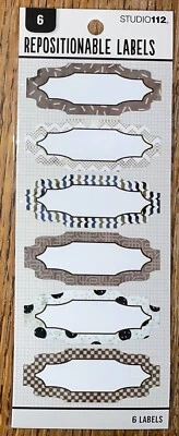 K&Company Studio 112 ~Reposition-able Labels Tags Birthday Christmas 3D Stickers - Image 1 of 4