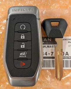 New Oem 2025 Infiniti QX80 Smart Remote Key 5 Buttons 433MHz 285E3-7JA8B - Picture 1 of 3