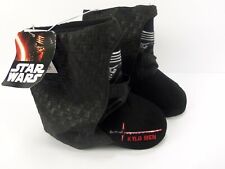 Star Wars Kylo Ren Kids Slipper Boots Size Small 9-10  Black NWT