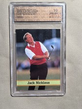 1993 Fax Pax Famous Golfers - #11 Jack Nicklaus- SPA Grade 10
