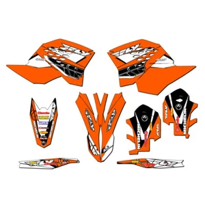 2008-2011 EXC 13 FLY Orange Senge Graphics Kit Compatible with KTM - Picture 1 of 10