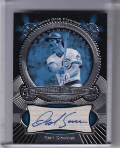 2004 UD ETCHINGS #ET-DK DAVE KINGMAN AUTOGRAPH CHICAGO CUBS 75/250 7223 - Picture 1 of 1