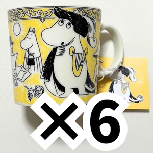 Set of 6 Japan Limited ARABIA Moomin Mug 0.3L Opera Moomin 2025 NEW - Picture 1 of 23