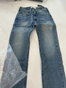Abercrombie Kids Jeans Size 9/10 Straight New With Tags And Item Bag - Picture 1 of 3