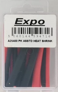 Expo A25400 Pack of Assorted Heat Shrink in Red & Black - Picture 1 of 1