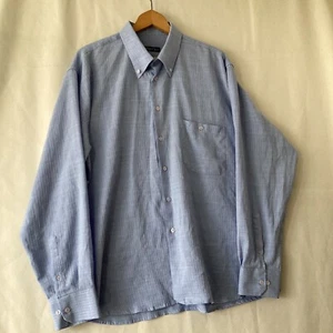 Palaci's Sport Herren Blau Gestreiftes Button Down Hemd Größe 2XL-3XL Langarm - Bild 1 von 7