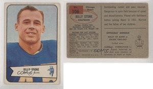 1954 Bowman Billy Stone #106