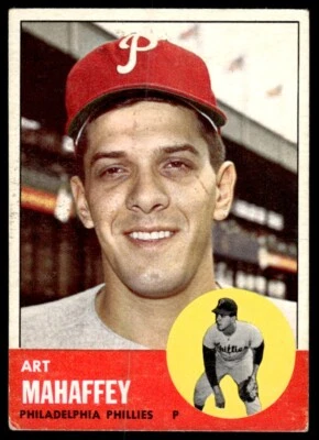 1963 Topps Art Mahaffey Philadelphia Phillies #385 - Image 1 of 2