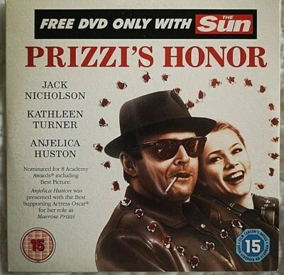 PRIZZI'S HONOR DVD - Jack Nicholson/Kathleen Turner, Nominated 8 Oscars Promo - Image 1 of 2