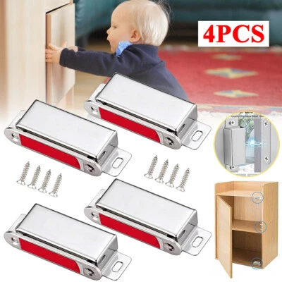 4X Schrankmagnete Schranktür Magnet Magnetschnäpper Tür Magnet Selbstklebend DE - Bild 1 von 4