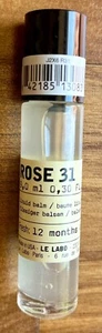 Le Labo Rose 31 Rollerball Perfume Liquid Balm 9 ml .30 fl oz Travel Size  *NEW* - Picture 1 of 1