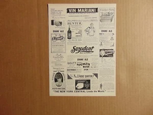  Original 1896 Print  Ad Page Puck Magazine 20 Misc advertisements - Picture 1 of 1
