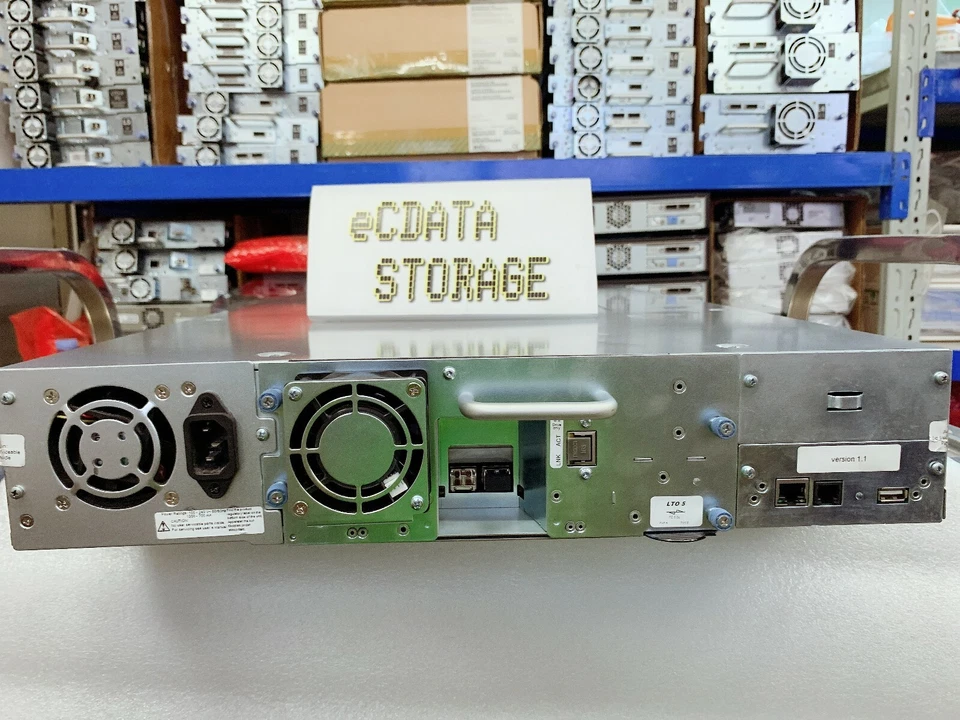 HP MSL2024 1 LTO-5 ULTRIUM 3280 FC TAPE LIBRARY BL531A WITH 1 LTO5 FH FC DRIVE - Image 1 of 1