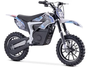 MotoTec Demon 36V 790W Electric Dirt Bike with Lithium Battery - Blue ✅ - Picture 1 of 4
