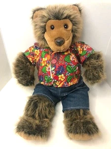 Build A Bear 19" Plüsch hawaiianisches Hemd und Jeans - einzigartig - selten - Bild 1 von 11
