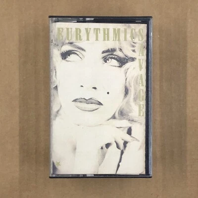 EURYTHMICS Cassette Tape 80s Synth Pop SAVAGE ANNIE LENNOX I NEED A MAN - Image 1 of 4
