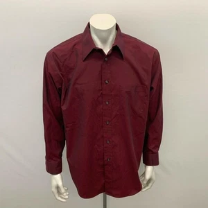 Joseph & Feiss Dress Shirt Men's 16 1/2 32-33 Cotton Red - Picture 1 of 5