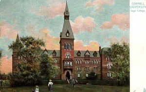 Sage College Cornell University Ithaca New York 1908 Vintage Postkarte - Bild 1 von 2