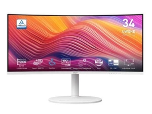 4711377151948 Monitor Modern MD342CQPW 34 inch/LED/UWQHD/Curve/120Hz/Blackk MSI - Picture 1 of 5