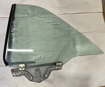 98-03 Mercedes SL500 SL600 cuarto conductor trasero izquierdo ventana cristal Foto 1 de 4
