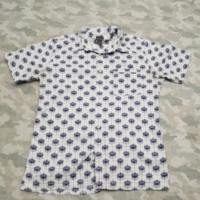 Royal Robbins Shirt Mens Large Blue Short Sleeve Button-Up Outdoors - Image 1 of 4